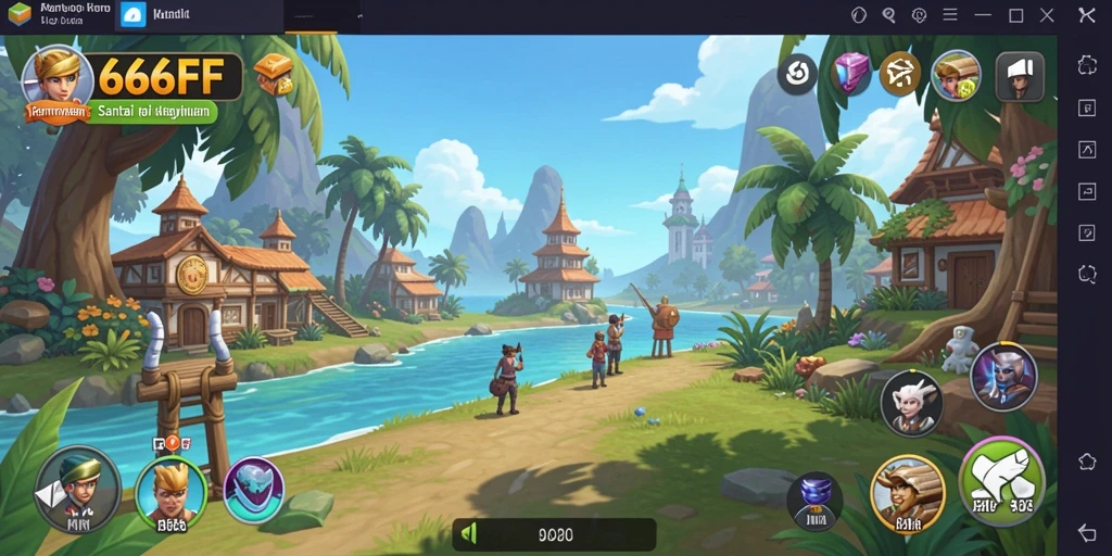 Screenshot gameplay <strong>666FF</strong> dengan karakter lucu dan level menarik.