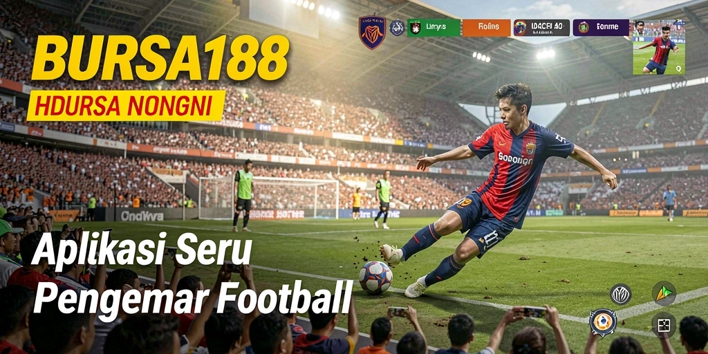 Tampilan gameplay BURSA188 dengan aksi seru dari pertandingan Football.