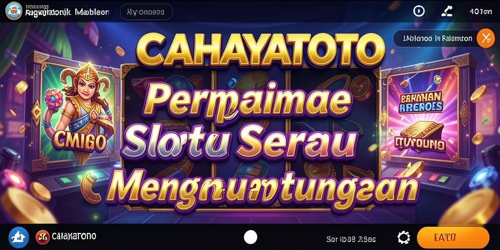 Tampilan menarik dari gameplay slot CAHAYATOTO yang penuh keseruan.