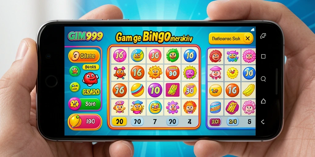 Tampilan seru gameplay Bingo di GIM999 yang interaktif.