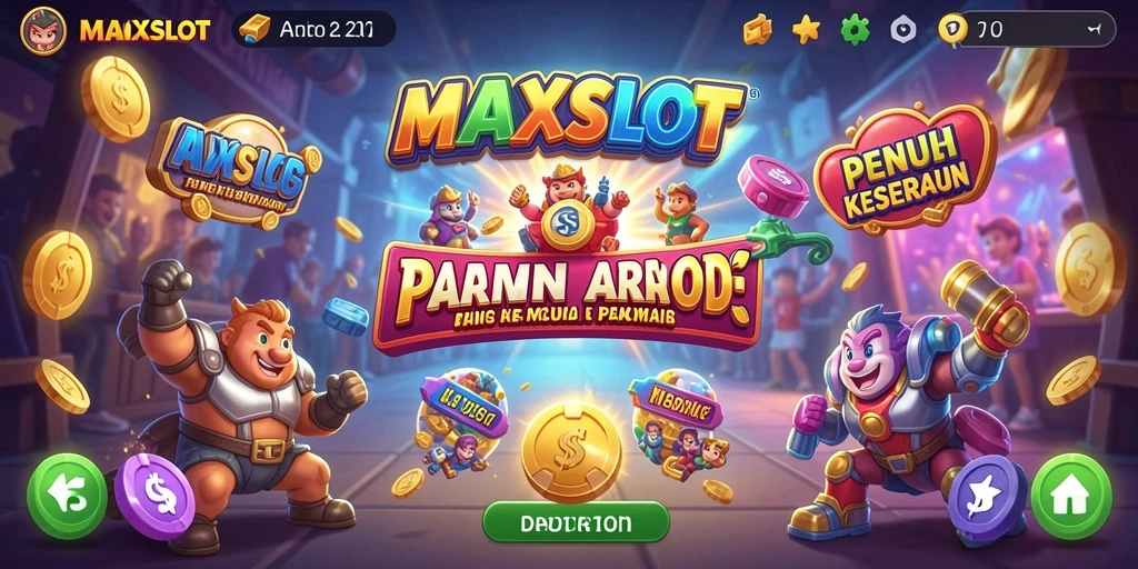 Tangkapan layar gameplay MAXSLOT dengan aksi seru dan grafis menawan.