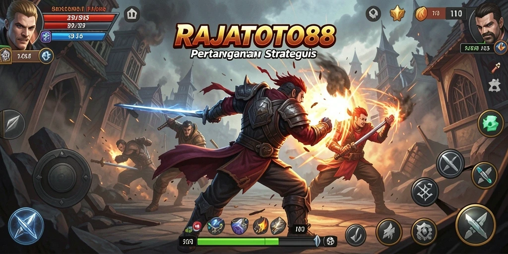 Tangkapan layar dari gameplay menegangkan di RAJATOTO88.