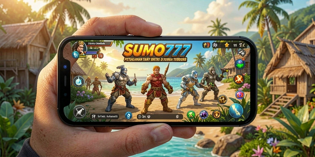 Tampilan gameplay Open World yang memukau dan interaktif di SUMO777.